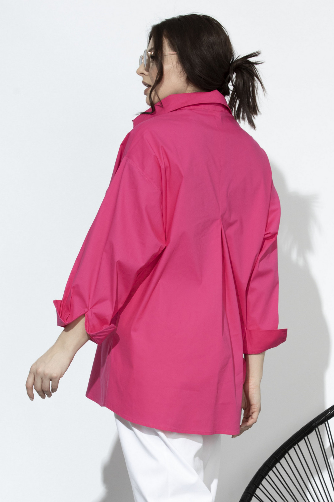 Блузка SOVA 11078 фуксия - фото 2